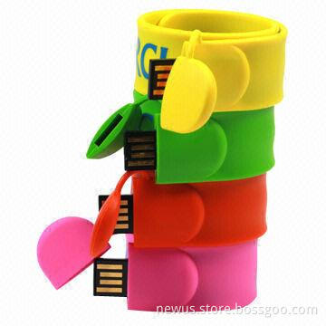 Wristband USB Flash Drives with Lightweight, Comfortable to Wear and Easy to Use